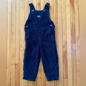 OshKosh B’gosh Navy Corduroy Overalls | Toddler 4T / 4A